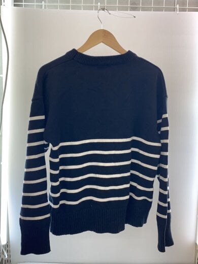 商品画像：ニット・セーター(厚手)/--/ウール/ブラック/ボーダー 2