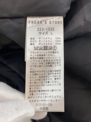 商品画像：ステンカラーコート/L/ポリエステル/BLK/無地/223-1535 4