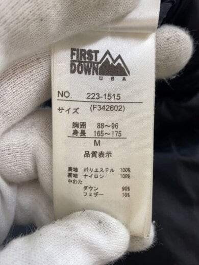 商品画像：ダウンジャケット/M/ナイロン/BLK/無地/223-1515 5