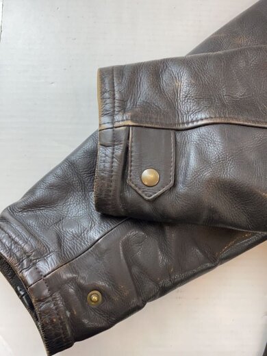 商品画像：レザージャケット・ブルゾン/M/--/ブラウン/無地 6