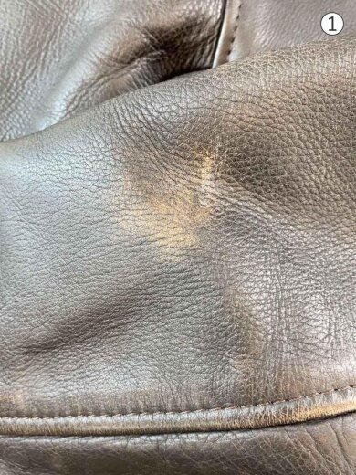 商品画像：レザージャケット・ブルゾン/M/--/ブラウン/無地 7