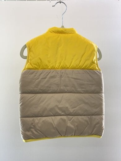 商品画像：ベスト/90cm/ナイロン/ベージュ×イエロー/無地/BKUXV 014 083 2