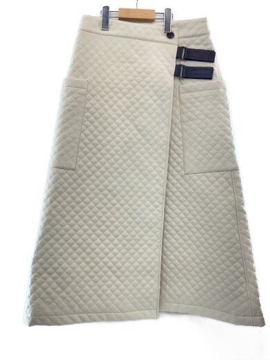 商品画像：スカート/36/フェイクレザー/ホワイト/無地/531-3220016 1