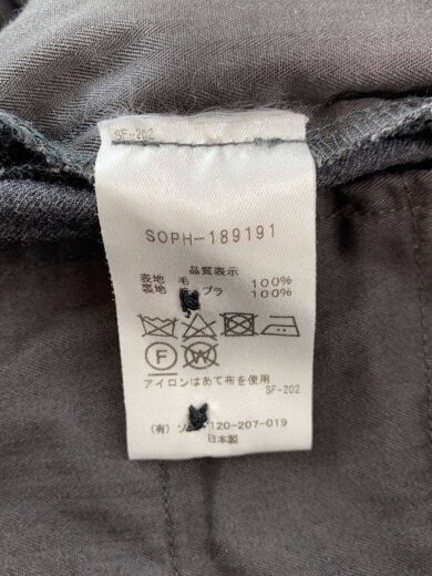 商品画像：ボトム/XL/ウール/グレー/無地/SOPH-189191// 5