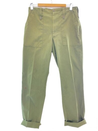 商品画像：ボトム/--/コットン/カーキ/無地/DC2CESL/イギリス軍/ベイカーパンツ// 1