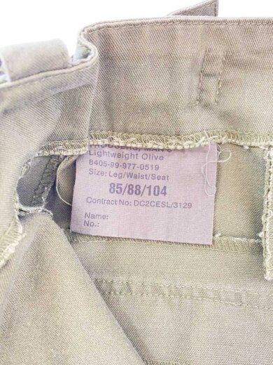 商品画像：ボトム/--/コットン/カーキ/無地/DC2CESL/イギリス軍/ベイカーパンツ// 4