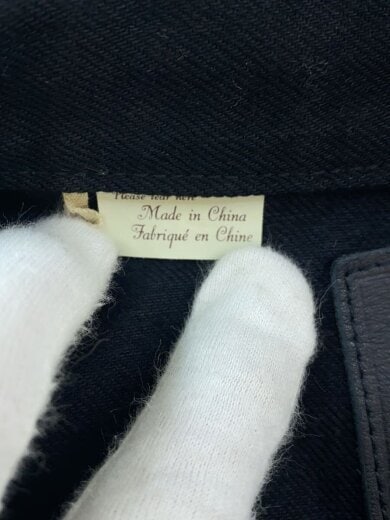 商品画像：Gジャン/XL/デニム/ブラック/無地/pc9-A9137-0000 4