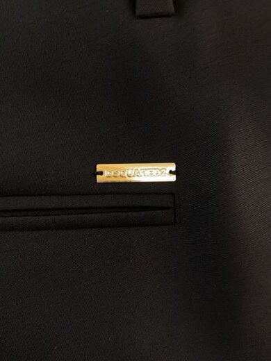 商品画像：スラックスパンツ/50/ポリエステル/ブラック/無地/S74KA0931 S39408 4