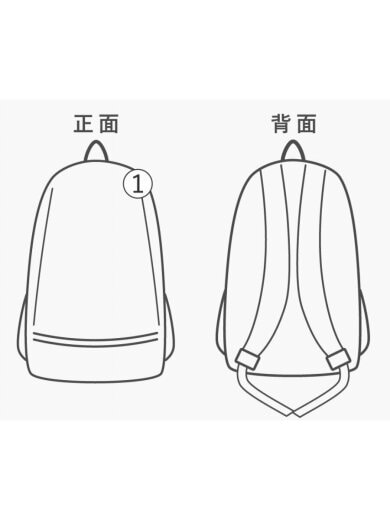 商品画像：リュック/ブラック 8