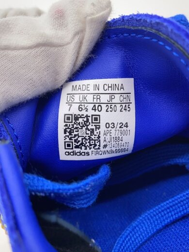 商品画像：ローカットスニーカー/25cm/ブルー/イエロー/スウェード/JI1884// 5