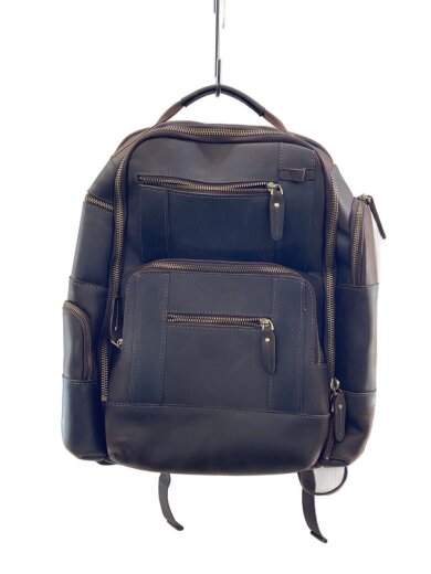 商品画像：リュック/レザー/BRW/無地 1