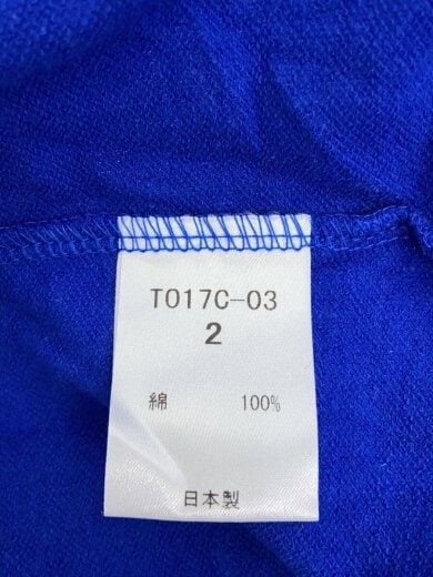 商品画像：to touch/長袖Tシャツ/2/コットン/ブルー/無地 4