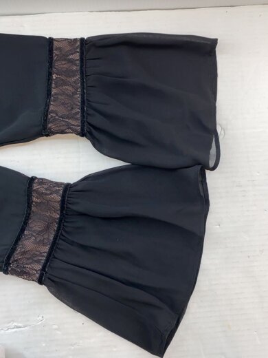商品画像：半袖ワンピース/M/コットン/ブラック/無地/1224305139/Social Lace Trimmed// 6