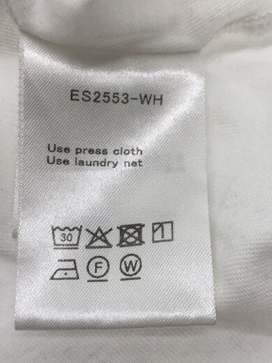 商品画像：Tシャツ/コットン/ホワイト/es2553-wh// 4
