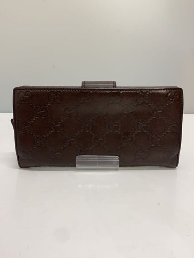 商品画像：長財布/レザー/BRW/総柄/レディース/154256・3731/WホックGGウォレット 2