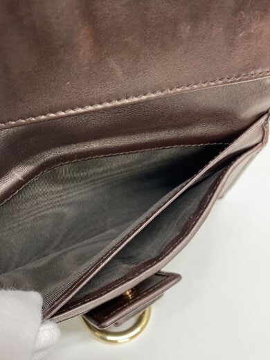 商品画像：長財布/レザー/BRW/総柄/レディース/154256・3731/WホックGGウォレット 6