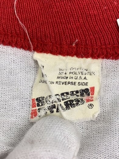 商品画像：80s/Tシャツ/L/コットン/WHT/リンガー 3