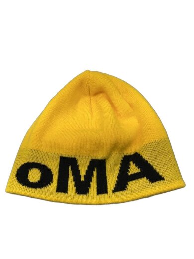 商品画像：ニットキャップ/--/ウール/YLW/レディース/OMA 1