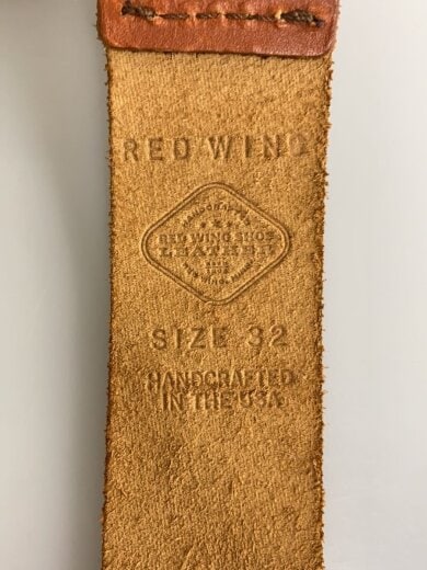 画像：RED WINGベルト/牛革/BRW/無地/メンズ//3