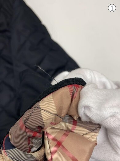 商品画像：キルティングジャケット/--/ポリエステル/BLK/無地/H5F02-230 7