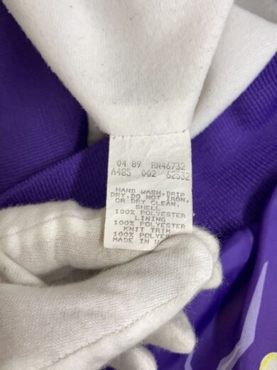 商品画像：90S/スタジャン/L/ナイロン/PUP/総柄 4