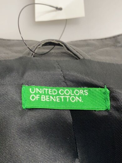 商品画像：レザージャケット・ブルゾン/42/牛革/BLK/無地/ユナイテッドカラーズオブベネトン 3