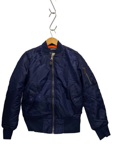 商品画像：DELfashion/フライトジャケット/XXS/ナイロン/NVY/無地 1