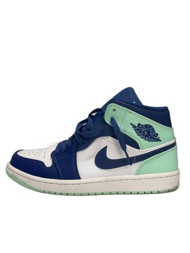 商品画像：AIR JORDAN 1 MID_エアジョーダン 1 ミッド/27cm/BLU/レザー 1