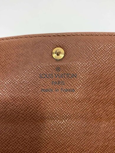 商品画像：ポルト・トレゾール・エテュイ・パピエ_モノグラム・キャンバス/PVC/BRW/総柄/メンズ 3