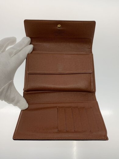 商品画像：ポルト・トレゾール・エテュイ・パピエ_モノグラム・キャンバス/PVC/BRW/総柄/メンズ 4