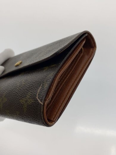 商品画像：ポルト・トレゾール・エテュイ・パピエ_モノグラム・キャンバス/PVC/BRW/総柄/メンズ 8