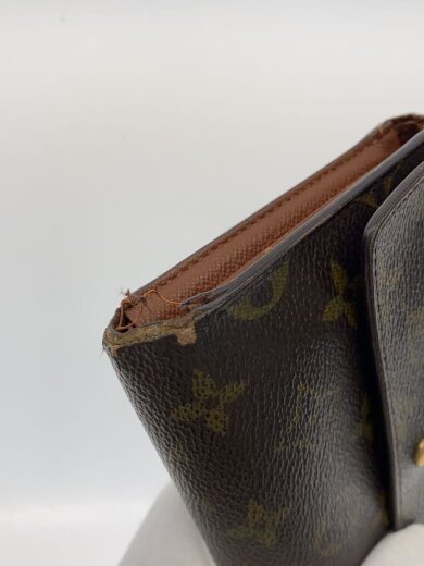 商品画像：ポルト・トレゾール・エテュイ・パピエ_モノグラム・キャンバス/PVC/BRW/総柄/メンズ 9