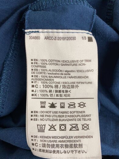 商品画像：Tシャツ/M/コットン/NVY// 4