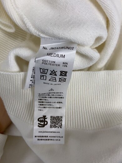 商品画像：スウェット/M/コットン/WHT/JM24AWUN02/×UN-USELESS// 4