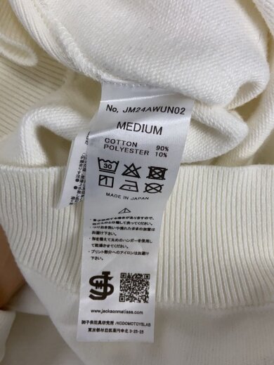 商品画像：スウェット/M/コットン/WHT/JM24AWUN02/×UN-USELESS// 5