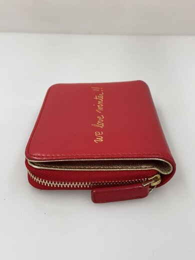 商品画像：2つ折り財布/--/RED/無地/レディース 5