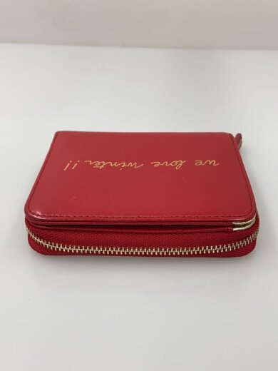 商品画像：2つ折り財布/--/RED/無地/レディース 6