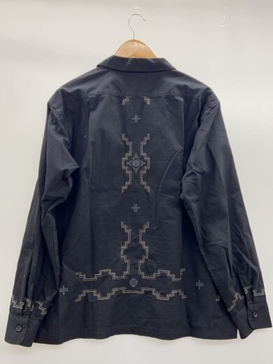 商品画像：長袖シャツ/L/コットン/BLK/4475-7005// 2