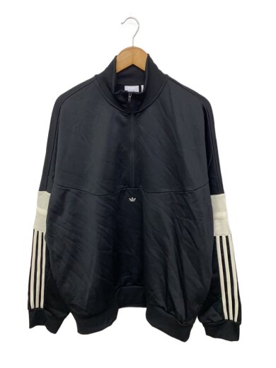 商品画像：ジャージ/XL/ポリエステル/BLK/H47046 1