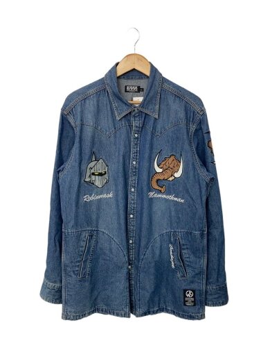 商品画像：長袖シャツ/XL/デニム/IDG 1