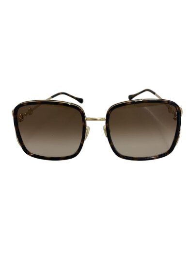 商品画像：GUCCI/サングラス/--/メタル/GLD/BLK/メンズ 1