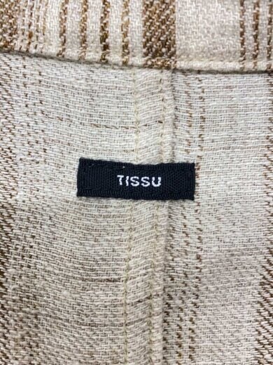 商品画像：ジャケット/FREE/リネン/BEG/ストライプ 3