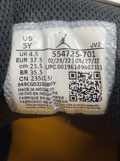 商品画像：AIR JORDAN 1 MID GS_エア ジョーダン 1 MID GS/UK4.5/YLW// 5