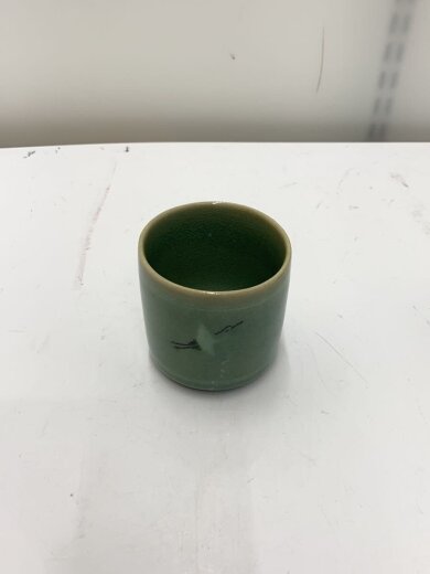 商品画像：韓国人間文化財/高麗青磁/雲鶴文様/夫婦湯呑/湯呑/2点セット/GRN 2