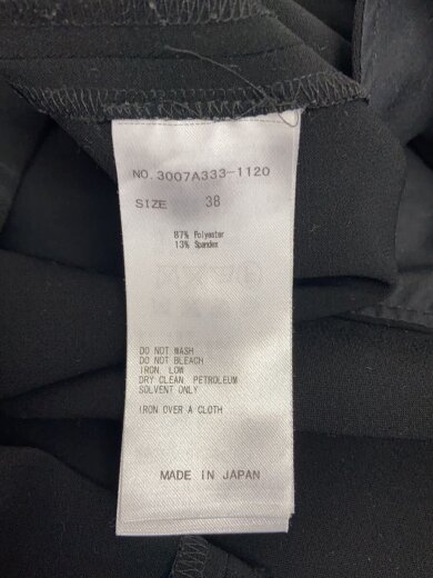 商品画像：長袖ワンピース/38/ポリエステル/BLK/無地/3007A333-1120 4