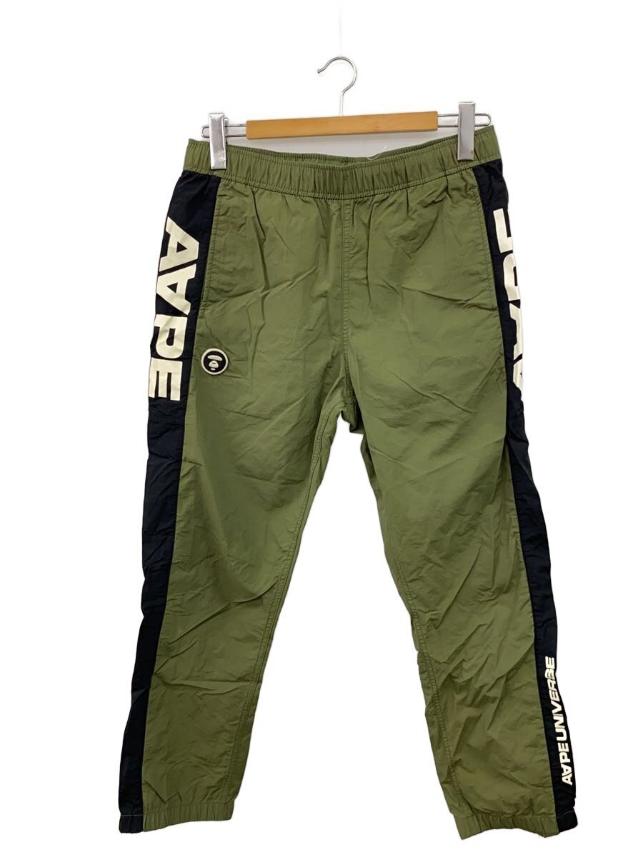 AAPE BY A BATHING APE / NYLON LOOSE FANCY PANTSカーゴパンツ/M/ナイロン/KHK/無地/AAPPTM6441XX