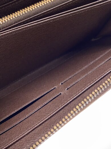 商品画像：1)ジッピー・ウォレット_ダミエ・エベヌ/PVC/BRW/レディース 6