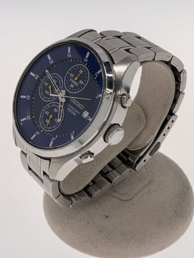 商品画像：クォーツ腕時計/アナログ/ステンレス/NVY/SLV/4157-00G0 2