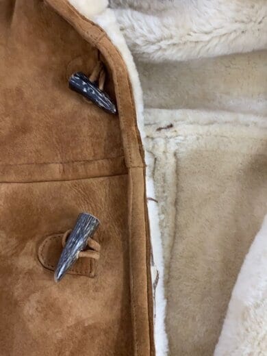 商品画像：DHOMME A HOMME/ムートンダッフルコート/コート/M/羊革/CML/無地/44-176 6