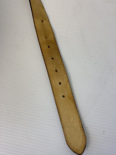 商品画像：PYTHON LEATHER BELT/ ベルト/--/マルチカラー/メンズ/剥がれ有/使用感有 4